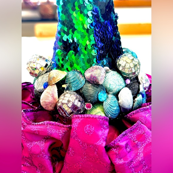 HANDMADE MERMAID INSPIRED BIRTHDAY HAT - Picture 6 of 7
